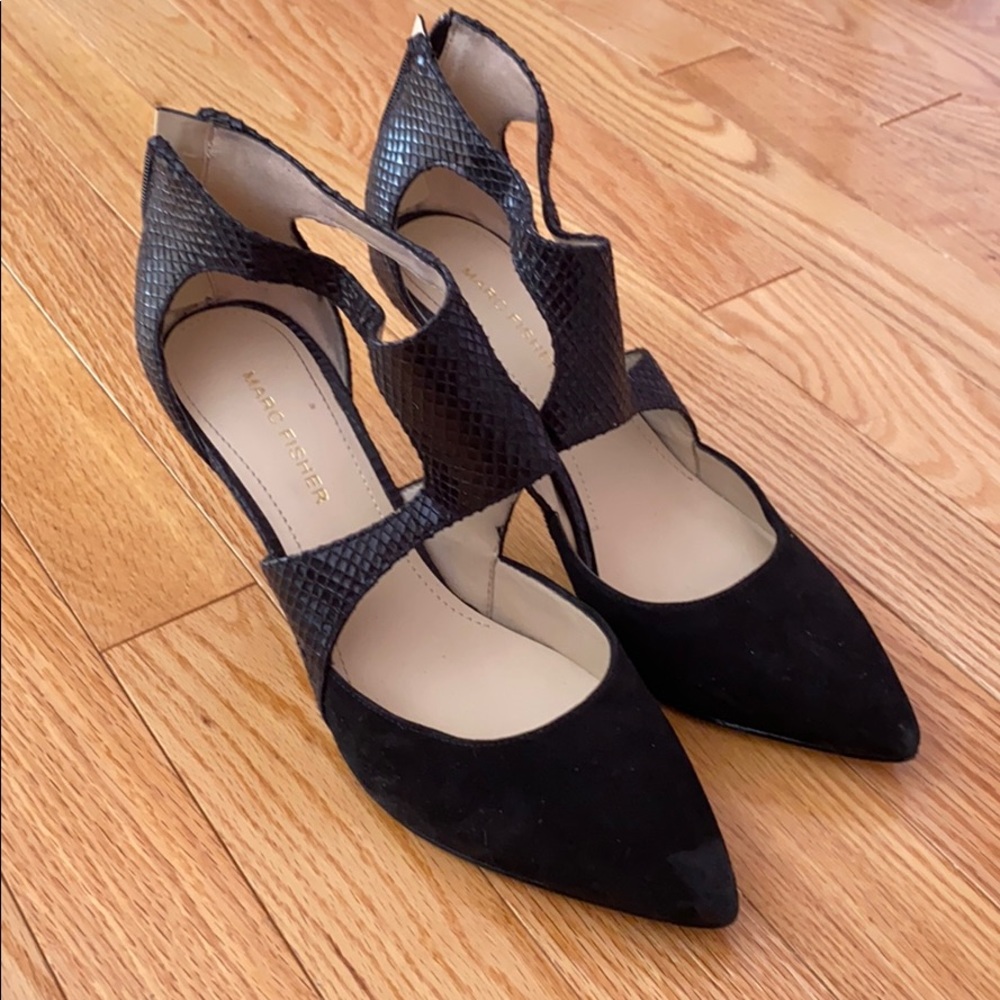 Marc Fisher Black Heels